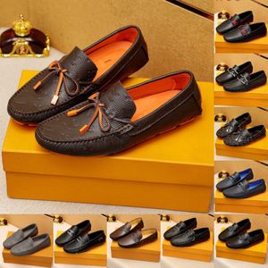 39model Lente Nieuwe Suede Designer Loafers Mannen Schoenen Mode Luxe Slip op Loafers Mannelijke Lederen Comfortabele Platte Schoenen Mocassins Klassieke Rijden Schoenen