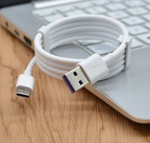 5A snel opladen mobiele telefoonkabels met USB om C -interface te typen Een stabielere en veilige gegevenskabel voor Huawei Xiaomi Samsung Android -telefoons