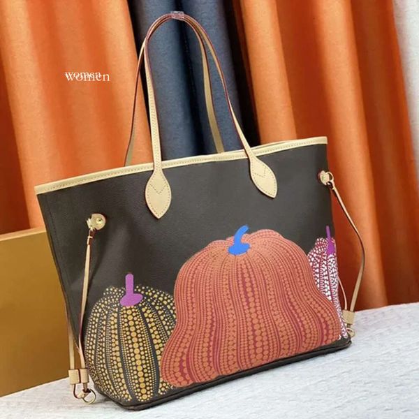 3A Sac de designer Vintage Épaule Eitys Femmes Vuttonse Sacs fourre-tout Citrouille à motifs de grande capacité Shopping Toile Sac à main Vieille fleur Underarm Imprimer Sac célèbre TOP