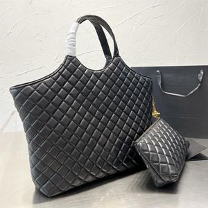 3A Designer Maxi Shopping Sac à bandoulière Sacs à main fourre-tout en cuir matelassé Gaby Grande capacité Lady Sac fourre-tout décontracté avec portefeuille 2023 Tiktok Ins Femmes Sacs de mode Sac à main