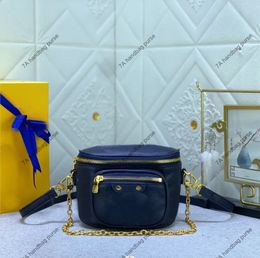 3A Diseñador Wasit Bag Mujeres Mini Bumbag Bolso Degradado Flores Imprimir Fanny Pack Cinturón de lujo Bolso de vago Hombres Bolsas de pecho Cadena Correa de cuero M82347 82208