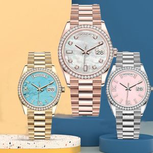 3A horloge van hoge kwaliteit heren luxe 904L roestvrij staal saffier diamanten waterdicht mechanisch 40 mm horloge voor heren bewegingshorloge modeontwerper polshorloges