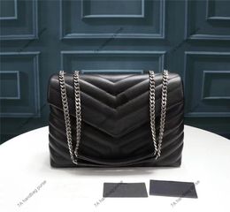 3a luxe designer tas Grosgrain voering Echte authentieke grote schoudertassen Kettingen Crossbody Clutch Portemonnees Echt leer Bericht designer crossbody tassen