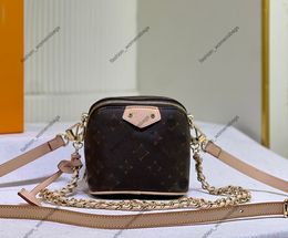 3a Nieuwe designertas Dames Mini Bumbag Modeketen Crossbody Bag Collectie 47096 Portemonnee Kleine handtas Slothoofd Onderarm Demontageketting designer handtassen