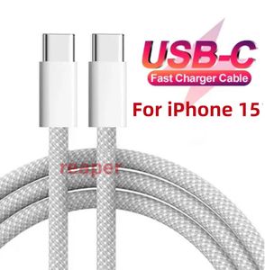 Câble USB type-c vers USB C 3A PD 60W, Charge rapide, 480Mbps, OD3.8, câble de données pour iphone 15, Macbook Pro