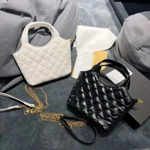 3A sac à main fourre-tout femmes métal Logo diamant Checker PU matériel grande capacité fermeture éclair sac Designer luxe