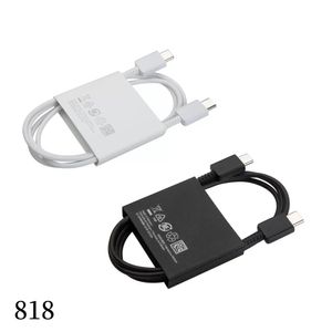 3A USB Type C vers USB-C Câbles PD Câble de chargeur de charge rapide pour Samsung Galaxy S20 S21 S22 S23 Macbook Xiaomi Type-C Câble USBC 818D