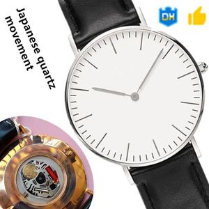 3AA dw Reloj de oro rosa de la más alta calidad para hombres de 40 mm y mujeres de 36 mm para parejas de acero inoxidable 3AMT pulsera impermeable Montede fashion Da256E