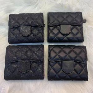 3AAA dames classique haut de gamme personnalisé fermeture éclair luxe portefeuille Caviar cuir mode porte-cartes en cuir décontracté porte-monnaie