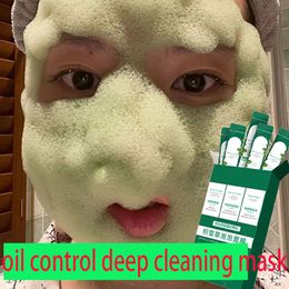 3Boxen 36pcs Bubble Face Mask Masque Centella Asiatica Zuiverende schuimmodder Hydraterende hydraterende oliebestrijding Anti -krimpporiën Reinigt