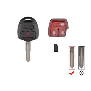 Puce de transpondeur de clé à distance 3 boutons 433 Mhz ID46 pour Mitsubishi Lancer Outlander 2008-2012 MIT11 Key265N d'origine