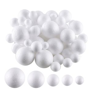 Boule de mousse de polystyrène blanche, 3CM 4CM 5CM, fournitures de décoration, boules décoratives, Mini perles de remplissage