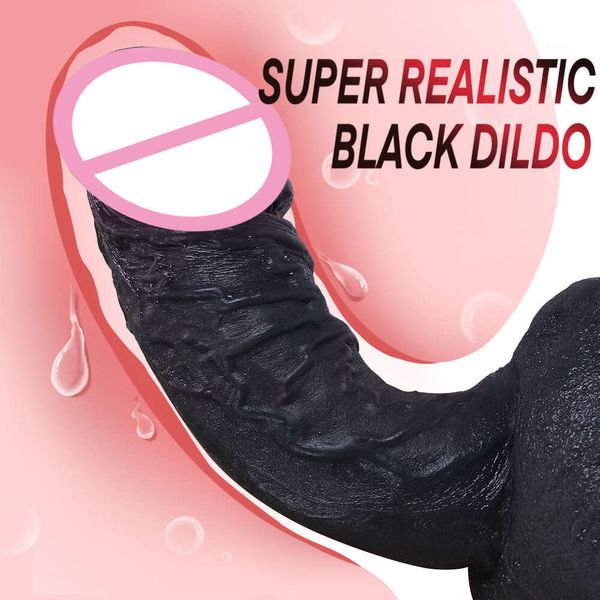 3Colors Dildo réaliste sexy aspiration Silicon Glue pénis femelle G Stimulation vaginale en pointillés Big Dick anal plug Produits adultes