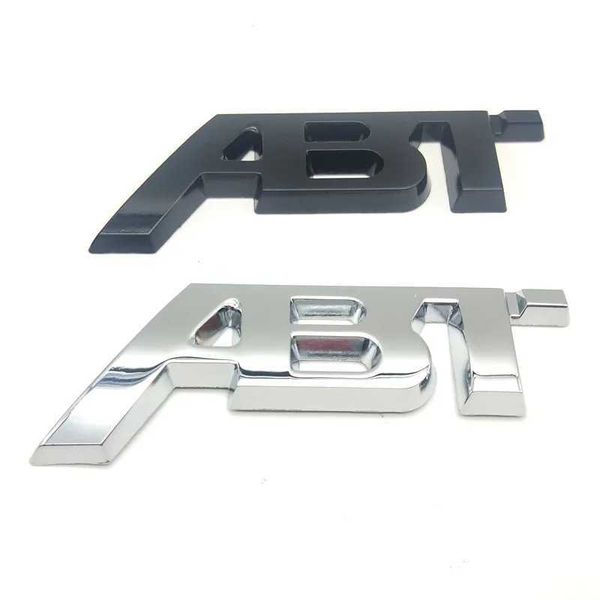Emblema ABT de Metal 3D de 11x5cm, insignia para guardabarros, pegatina para maletero trasero para VW Golf Polo Passat Tiguan Touareg Audi RS A3 A4 A5 A6 A7 Q3