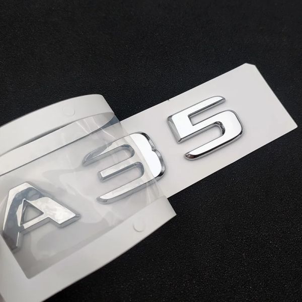 Badge arrière de voiture ABS ABS ABS Autocollant arrière étoile Logo CLA35 Turbo 4Matic Emblem For Mercedes CLA 35 AMG W117 C117 C118 ACCESSOIRES