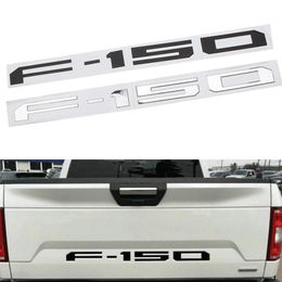 Insignia de letra de F-150 ABS 3D, emblema para puerta trasera de coche, ranura para maletero, pegatina para Ford F150 2018-2019, camioneta 234B