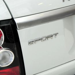 3D ABS Logo Sport Emblem Letters Car Trunk Badge voor Range Rover Evoque Discovery SVR L494 494 L320 Sportstickeraccessoires