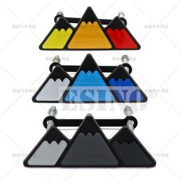 3D ABS Snow Mountain Theme Front Grill Badge Emblem Auto Pick -up 4 x 4 Offroad Decoratieve badge voor Toyota 4Runner Tacoma