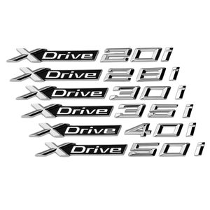 3D ABS Xdrive 20i 28i 30i 35i 40i 50i Emblème Badge Autocollants De Garde-Boue De Voiture Pour BMW X1 E84 F48 X3 E83 F25 X5 E53 E70 F15 X6 E71 F162829