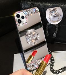 Étuis en diamant miroir Sunjolly en acrylique 3D, pour iphone 14promax 14pro 14plus 14 13promax 13pro 13 12 11 Pro Max Xs Max XR 87Plus case1976922