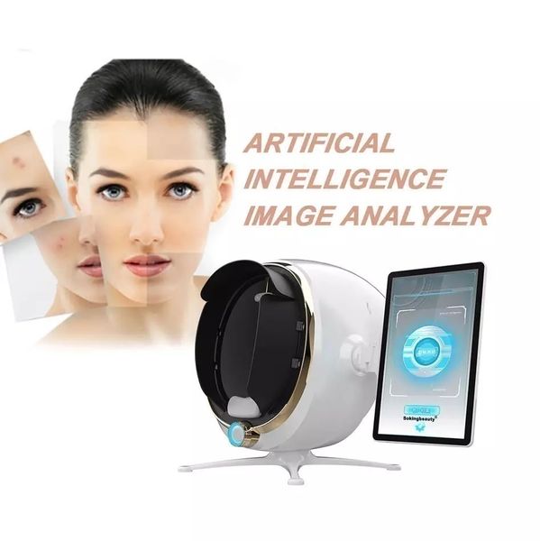 Análisis 3D Visia Analizador de piel y cabello facial: probador digital avanzado con lámpara de madera de humedad y cámara de piel facial para esquí completo