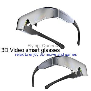 Lunettes vidéo 3D Android Lunettes 3D VR Réalité virtuelle Écran Oled Jeu de jeu Montre de film portable Lunettes intelligentes grand écran HKD230812