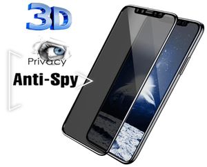 3D Anti Spy Protectors Peep Privacy gehard glas voor iPhone 13 Pro XS Max XR X Screen Protector 7 8 6 6s plus SE 12 Film8696050