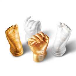 Souvenirs de bébé 3D, Kit de moulage de souvenirs de pieds imprimés à la main, Souvenirs d'empreintes de main, articles commémoratifs, moule 240125