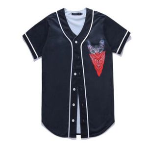 3D Baseball Jersey hommes 2021 mode impression homme t-shirts à manches courtes T-shirt décontracté Base ball chemise Hip Hop hauts Tee 008
