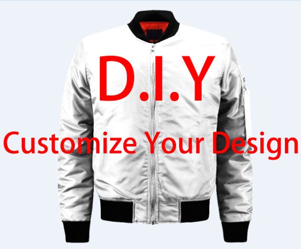 3D Bomber Jacket Imprimer DIY viking Tattoo Conception de bijoux personnalisés Gouttes d'eau P o Direction Big Size Ins Manteau Femmes Hommes Hip Hop 220704