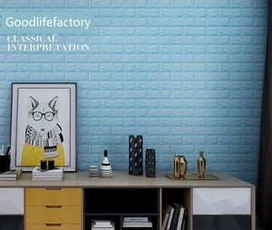 3D bakstenen muurstickers PE-schuim zelfklevende kunst boord geschikt voor woonkamer slaapkamer achtergronddecoratie GF368