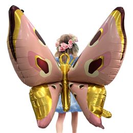 3D Butterfly Foil Balloon 47 inch grote Angel Wing Balloon Ballon Fairy Balloon voor meisjes verjaardagstreding vlinder thema