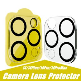 3D cameraglasbeschermer film Lens beschermend glas met zwarte flashcirclefor iPhone 15 14 Pro Max 14Plus 14Pro 13 Mini 13Pro 12 11 Factory Prijs