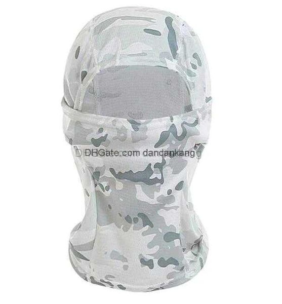 Camuflaje 3D Ciclismo Máscara de cara completa Camo Headgear Pasamontañas Máscaras de cuello para caza Pesca Camping Máscara de protección UV al por mayor