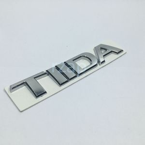 3D Auto Embleem Voor Nissan Tiida Brief Logo Zilver Auto Kofferbak Badge Naam Plaat Sticker9114794