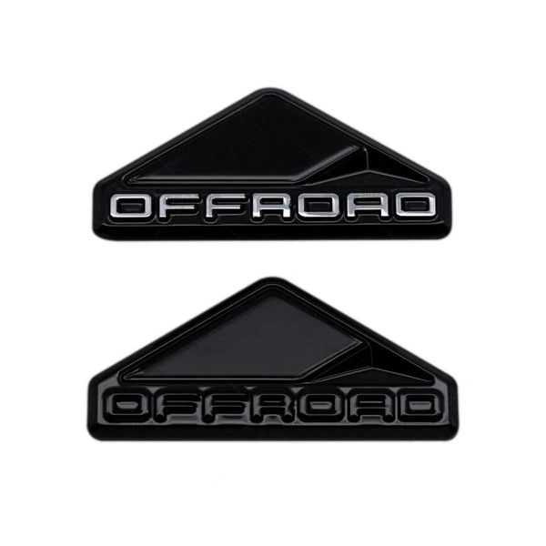 Pegatina 3D para coche todoterreno, signo entusiasta, emblema, insignia, puerta de carrocería, guardabarros trasero, calcomanía para SUV, Jeep, Chevrolet, Toyota, Dodge