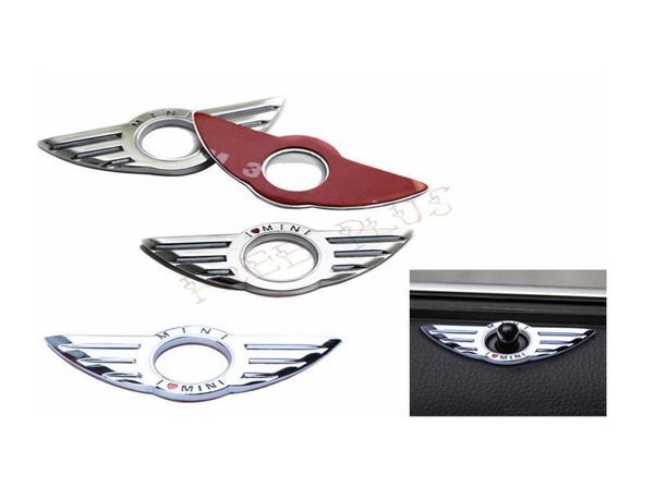 Calcomanías de diseño de coche 3D, pegatinas de puerta, decoración, etiquetado de Metal, alas de mención para BMW Mini Cooper Clubman4043191