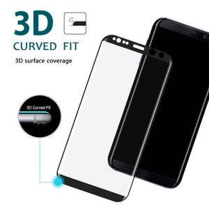 Verre trempé à couverture complète en Fiber de carbone 3D pour Samsung Galaxy J2 J5 J7 Prime C5 C7 C9 A3 A5 A7 protecteur d'écran