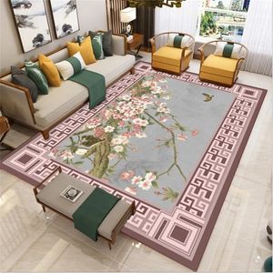 3D tapijten Chinese woonkamer kristallen fluweel tapijttheetafel stijl studie slaapkamer modern klassiek fo 240424