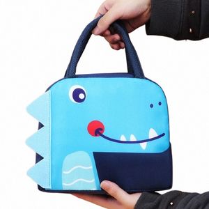 Sac à lunch animal 3D Carto Sac à lunch mignon pour enfants Sac à lunch thermique Insulati Sacs de rangement pour boîte à lunch en plein air Sac de pique-nique Nouveau 36wn #