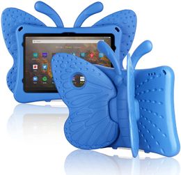 Schattige vlinder schokbestendige tablet pc cases tassen EVA Foam Super Protection stand coverfor ipad mini 1/2/3 ipad Pro11 10.2 / 10.5 9.7