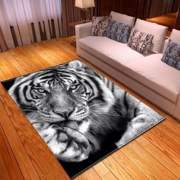 3d Cartoon Kind Tapijten Voor Woonkamer Slaapkamer Karpetten Kinderen Vloermatten Keuken Salon Grote Tijger Leeuw Tapis Thuis decor248d