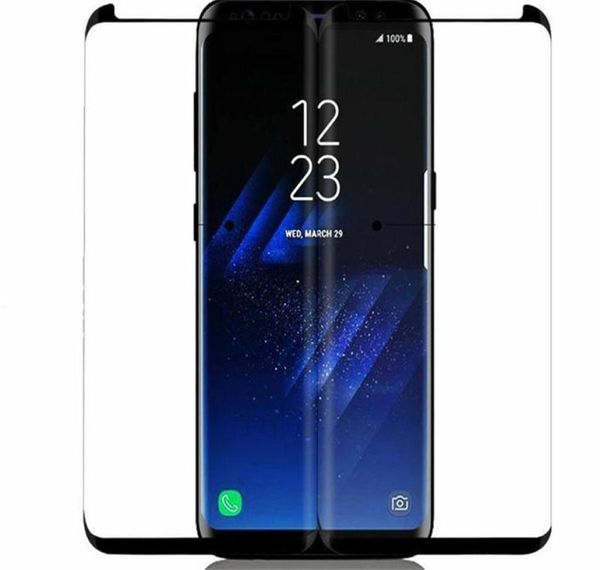 Protecteur d'écran en verre trempé transparent HD Curve Edge 3D pour Samsung Galaxy S20 S10 S10e NOTE10 PLUS S8 S9 NOTE8 note97660741