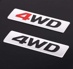 3D Chroom Metalen Sticker 4WD Embleem 4X4 Badge Decal Auto Styling Voor Honda CRV Accord Civic Suzuki Grand Vitara Swift SX44796839