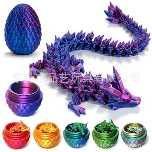 Decoración de color 3d juego creativo imprimiendo huevo dios set de dragón colgante de dragón regalo hecho a mano