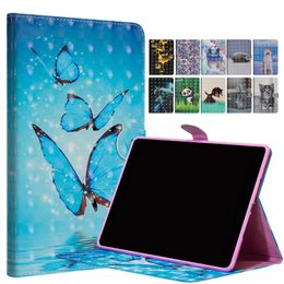 3D kleurrijk geschilderde tablet case voor ipad pro air mini 1 2 3 4 7.9 "9.7" 11 "2017 2018 en Samsung T830 T825 T815 T715 T590 T580 T560 T385