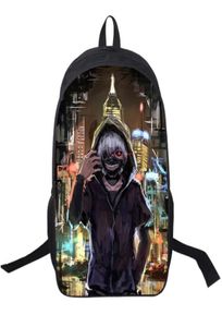 Mochilas 3D Cool Tokyo Ghoul para niños, Unisex, niños, niñas, deportes al aire libre, bolsos de hombro de viaje, mochilas, bolsos escolares 7670257