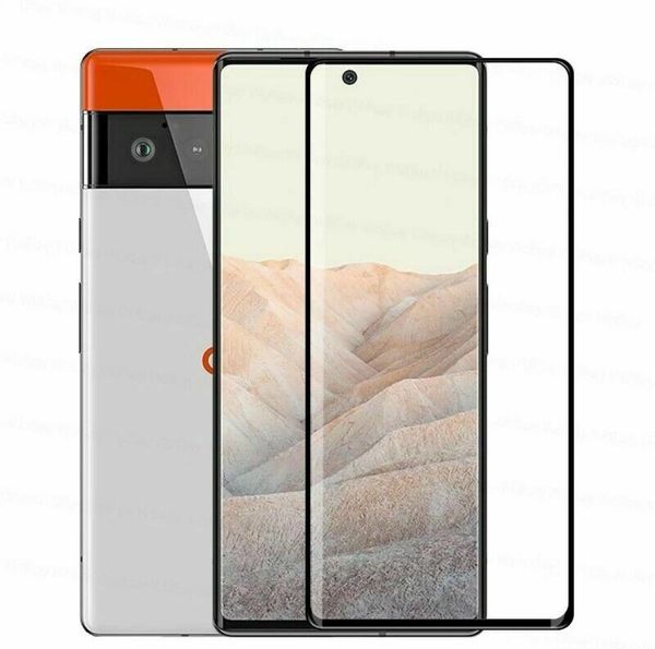 Protecteur d'écran en verre trempé Gorilla, couverture complète incurvée 3D, pour Google Pixel 6 Pro8721047