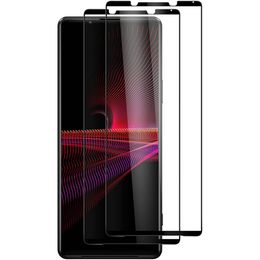 3D Gebogen volledige dekking Gehard Glas Screen Protector Film voor Sony Xperia 10 I / II / III, XPERIA 5, XPERIA 1 III