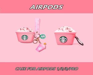 3D mignon café boissons luxe Silicone Airpods cas pour Airpod Pro 3 2 1 housse Apple Bluetooth écouteur protection complète Conve8342419